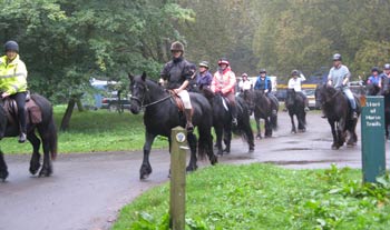riders setting out on a group ride